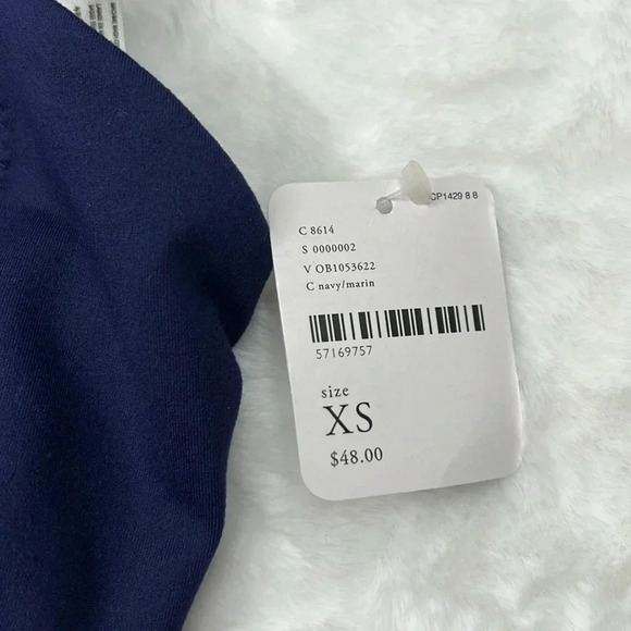 Free People Movement High Bar Bra Size XS Navy - Picture 2 of 8